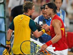 Rafael Nadal vinder over Lleyyton Hewitt